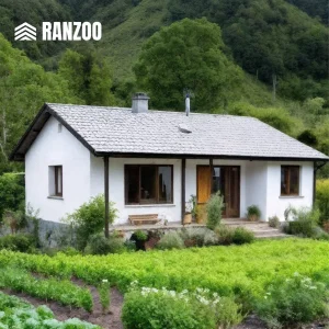 Casa Modular Estilo Campestre RANZOO con Instalación Rápida y Materiales de Construcción Ecológicos para una Vida Sostenible