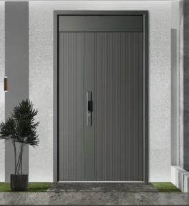 Customizable Modern Design Galvanized Steel Security Door