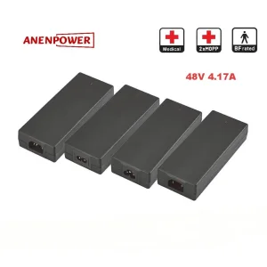 240W IEC/En 60601-1 Certified Medical Power Supply 48V 4.17A Desktop CE UL Ukca Rcm AC Adapter
