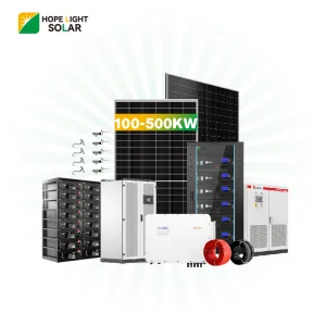 Solar Hybrid System used HPS 150kw inverter with 300kwh battery backup