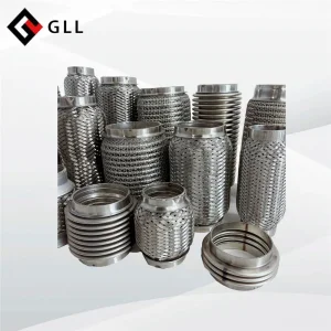 Gll Manufacturer Stainless Steel Exhaust System Car Braided Flexible Exhaust Pipe
