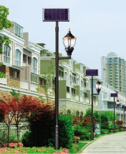 Solar Powered Temporary Road Lighting