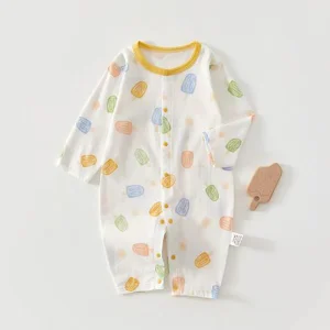 Conjunto de sueño para bebé resistente al aceite, cálido, fácil de poner y quitar, ropa para niña