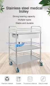 Therapy Medical Stainless Steel Trolley