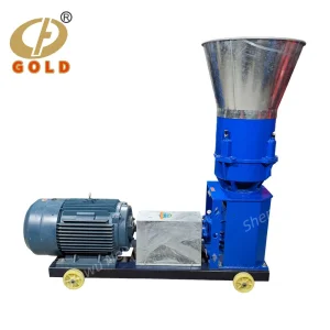 Gold Professional Feed Pelletizing Machine for Sustainable Animal Nutrition