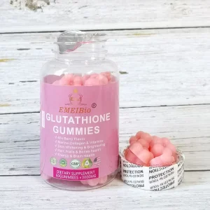 Self-Branded Brightening Skin Tone Probiotic Gummies Whitening Dietary Supplement Melatonin Skin Whitening Gummy