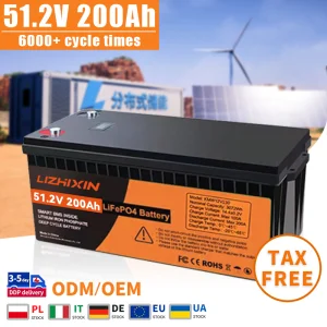 Solar LiFePO4 51.2V 200ah