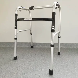 Biobase Walking Aid One-Click Folding, Easy to Carry Height Adjustable for Hospitals