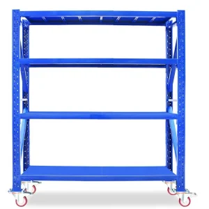 Medium Universal Wheel Anti-Corrosion Steel Metal Display Rack
