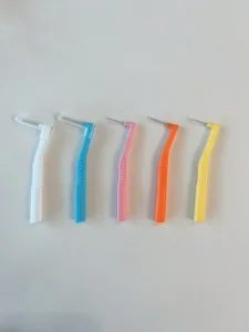 DuPont Bristles Steel Wire I Style PP+TPE Handle Interdental Brush