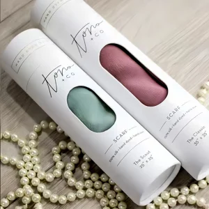 High Quality Scarf Packaging Cylinder Paper Box Paper Tube