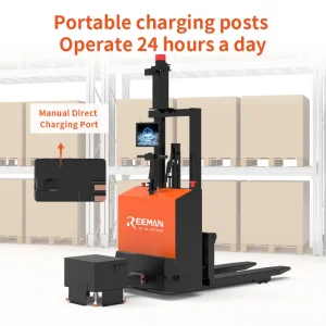 Reeman Mini 2.0 1000kg AMR Agv Stacker - Compact 1m Lift Autonomous Forklift