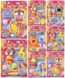Conjunto de Brinquedo de Médico de Atacado Barato da Fábrica Xinbo em Plástico Material ABS para Brincadeira de Faz de Conta para Crianças 2-7 Anos Unissex Opção de Logotipo Personalizado