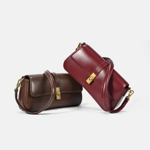 China Women's Luxury Genuine Leather Durable Waterproof Shoulder Strap Handbag