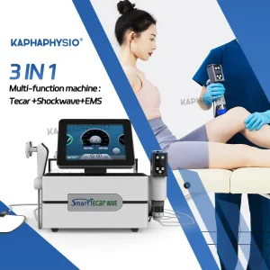 China Electrotherapeutics Eswt Machine Electrotherapy Equipment Rehabilitation Medical Physiotherapy Tecar Back with CE