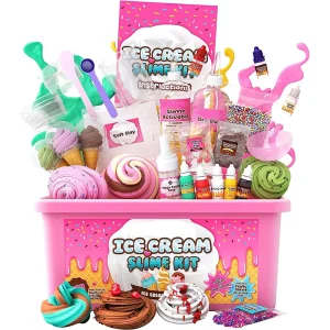 Fluffy Slime Kit DIY Ice Cream Slimes