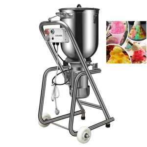 Commercial 30L 2200W Copper Motor Stainless Steel High-Speed Vertical Food Processor Splash Guard for Ice Vegetable Blender