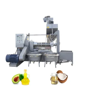 Screw Automatic Oil Extraction Cold Soybean Peanut Sunflower Mustard Oil Press Machine