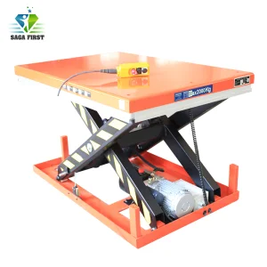 Electric Control Hydraulic Stationary Scissor Lift Table