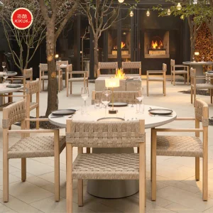 Durable Waterproof UV Resistant Outdoor Restaurant Furniture