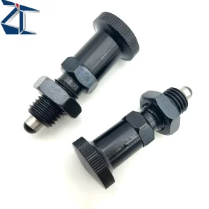 ZPXAN M5-M16 Carbon Steel Index Plunger With Lock And Knob Return Rest Position Indexing Plunger Other Hardware Fasteners