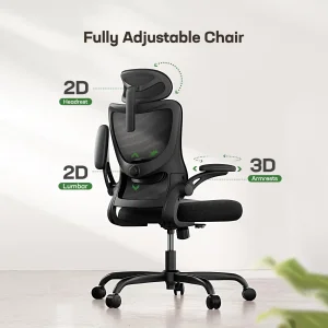 Ergonomic Furniture Adjustable Computer Gaming Desk Office Chair with High Back Mesh