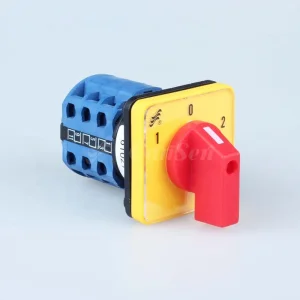Cantak LW26-20 1-0-2 3poles Changeover Switches With Centre OFF 60 Degree Changeover Switch Automatic Off Manual 3 Position