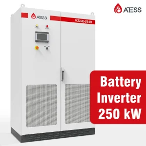 Atess Low Voltage 3phase 220VAC Hybrid Solar Inverter PCS 100kw 250kw 350kw Battery Inverter