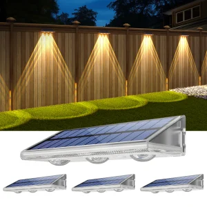 Solar RGBW Wall Lights