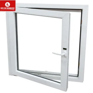 Security Pvc Upvc Windows Wood Grain Frame Bedroom Casement Swing Windows Soundproof Double Glass Upvc Pvc Casement Window