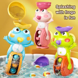 Xinbo Children's Plastic Bathing Toys Little Birds Baby Shower Heads Fun Water Play Toys with Rotating Track for Bath Time