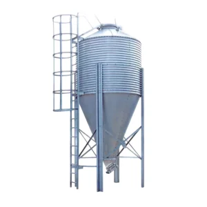 Granular Powder Material Temporary Storage Tank Discharges Materials Efficiently
