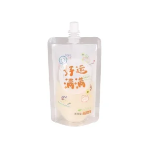 Eco Friendly Spout Pouch Stand up Bag Reusable Leak Proof Bag for Drink Condiment Packaging BPA Free Spout Stand up Pouch