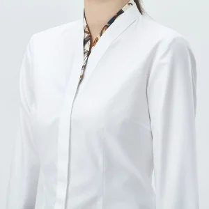 Blusa feminina de manga longa versátil