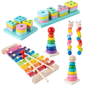 Multiple Styles Kid's Early Learning Educational Toys Wooden Montessori Toys