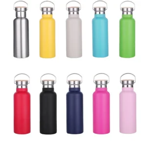 New Wide-Mouth Vacuum-Insulated Stainless Steel Sports Water Bottle Portable Outdoor Water Jug