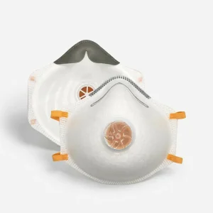 Mascarilla de respiración desechable para protección contra el polvo de carpintería con válvula N95 FFP2
