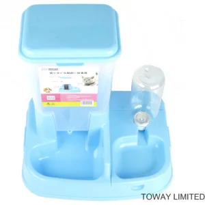 Quality Pet Water Fountain with Automatic Dog Cat Feeder