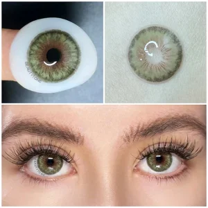 Eye Lens Contact Lenses Wholesale Cleopatra Green Small Pupil Colored Contacts for Beautiful Makeup