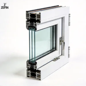 Customizable Soundproof UPVC System Window with Double Glazed Soundproof Window and Heat Insulation Modern Design