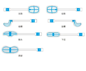 7 pads Microcurrent Stymulation Handle