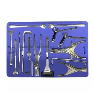 Medical Orthopaedic Operation Fragment Bone Surgery Kits Basic Orthopedic Surgical Instrument Set