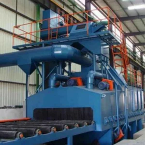 Roller Conveyor Shot Blasting Machine for Rust Removal Steel Sections and Plates