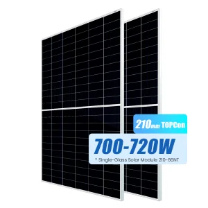 High-power 700W 705W 720W Single-sided High-efficiency Solar Panel N Type Topcon for Home and BIPV