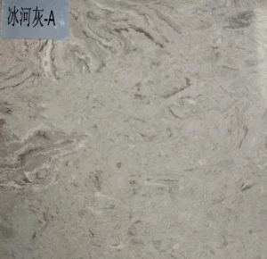 High Quality Artificial Marble Solid Surface Glacial Grey Marble Stone for Window Sill