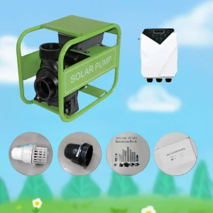 Solar Water Pump AC Motor Portable for Garden Irrigation Use and High Flow