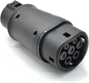 Adaptador de Cargador de EV Tipo 1 a Tipo 2