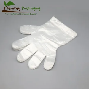 Eco-Friendly Biodegradable PE Disposable Gloves for Food Handling