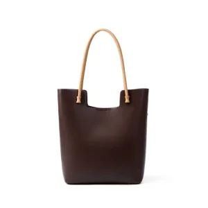 Wholesale New Fashion Genuine Leather Women's Shoulder Bag, Minimalist Vintage Handbag, Elegant Tote Bag with Large Capacity Factory, Supplier