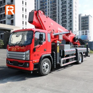 JAC 60m Man Lift Boom Aerial Work Truck Hydraulic High Altitude Platform Bucket Vehicle
